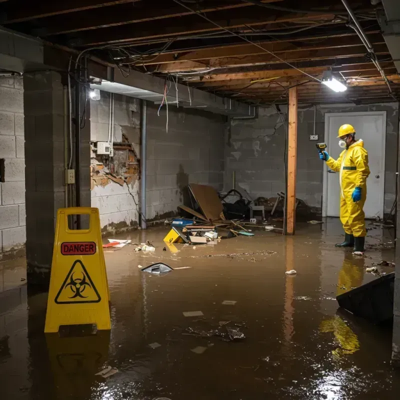 Flooded Basement Electrical Hazard in La Parguera, PR Property